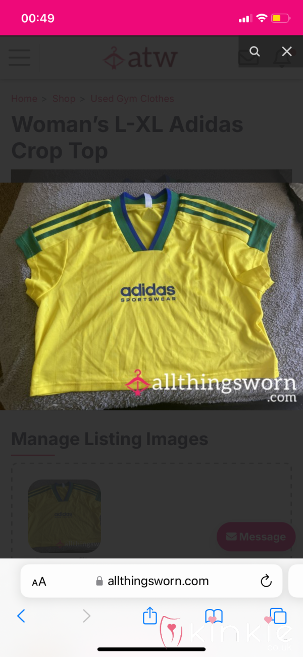 Adidas Workout Shirt