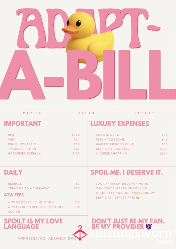 Adopt-A-Bella-Bill😜😌🩷