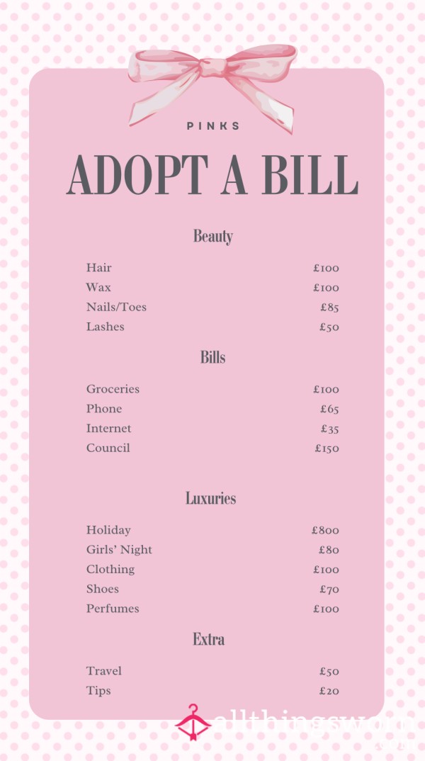 Adopt A Bill 💸