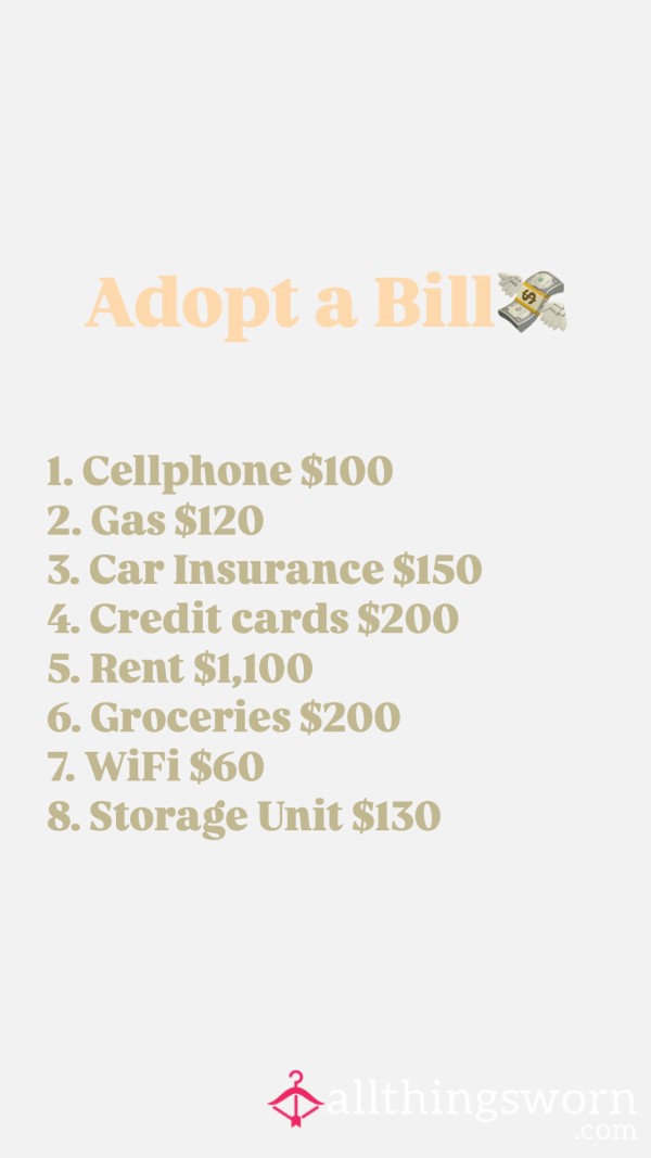 Adopt A Bill