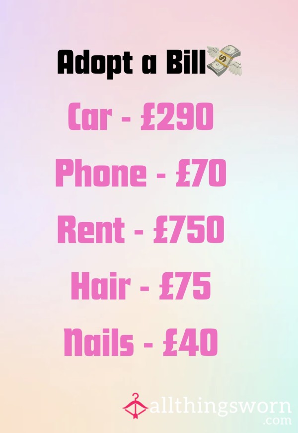 Adopt A Bill💸