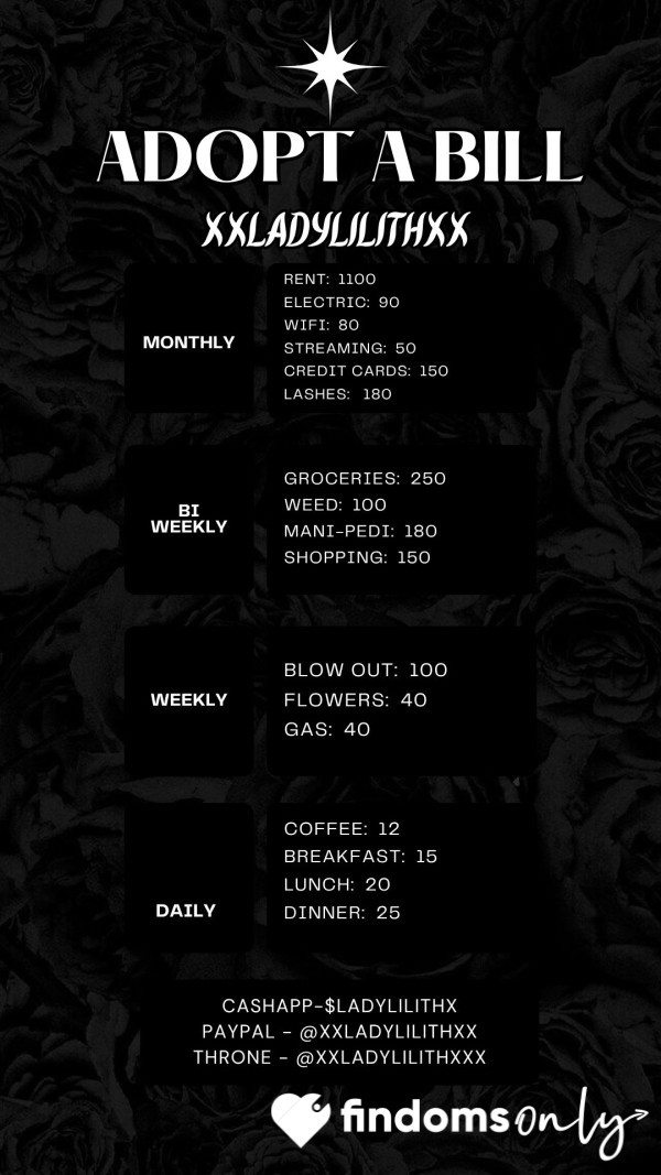 🖤💲Adopt A Bill 💲🖤