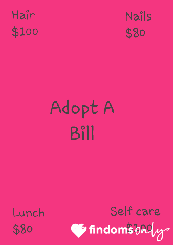 💰💵Adopt A Bill💵💰