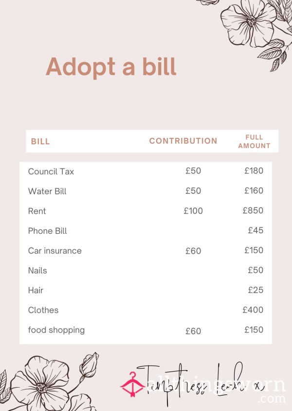 Adopt A Bill