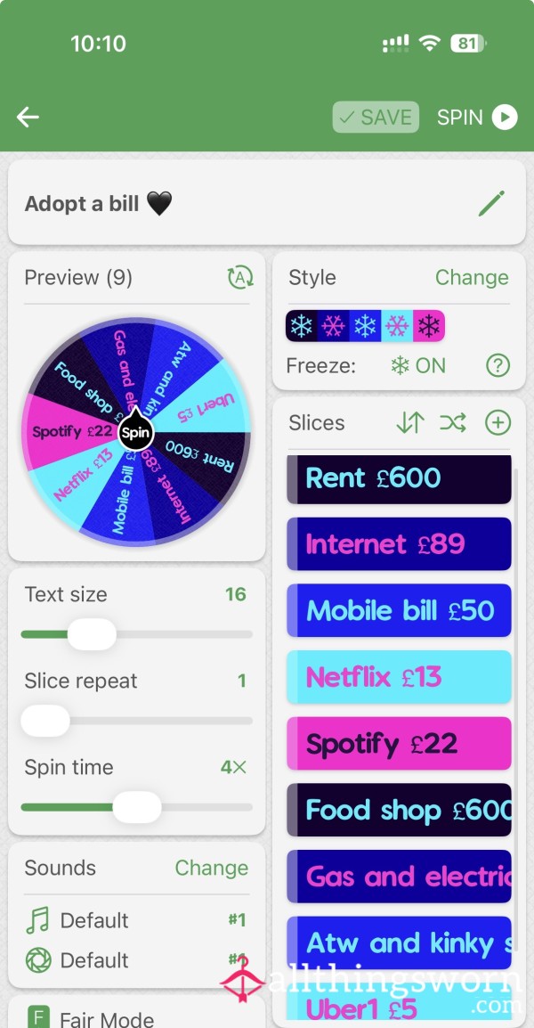 Adopt A Bill 🖤💵