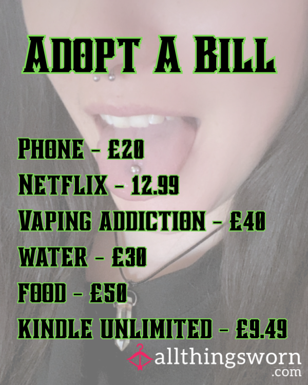 Adopt A Bill 🤑🖤