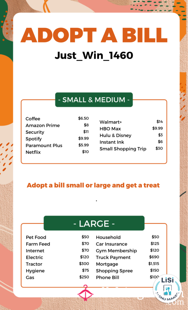 ADOPT A BILL