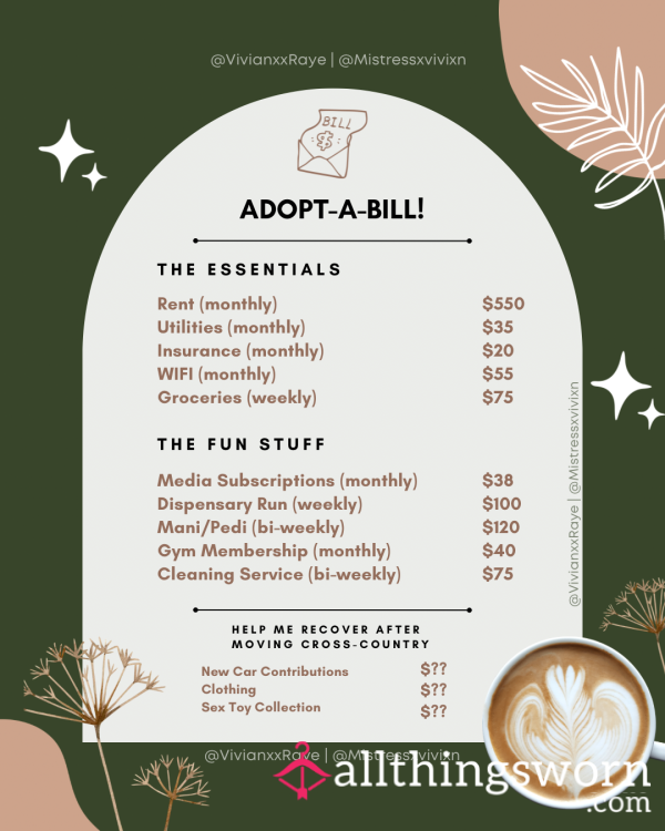 💓ADOPT-A-BILL💓