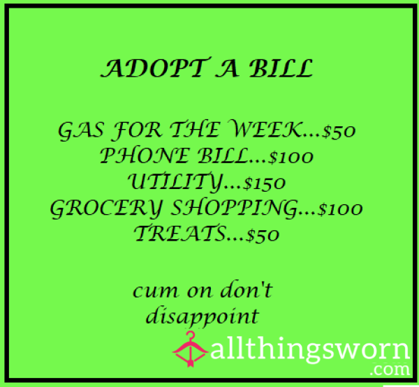 Adopt A Bill