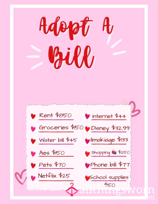 Adopt A Bill