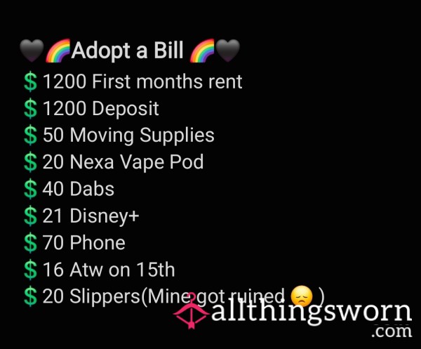 Adopt A Bill 🖤🌈