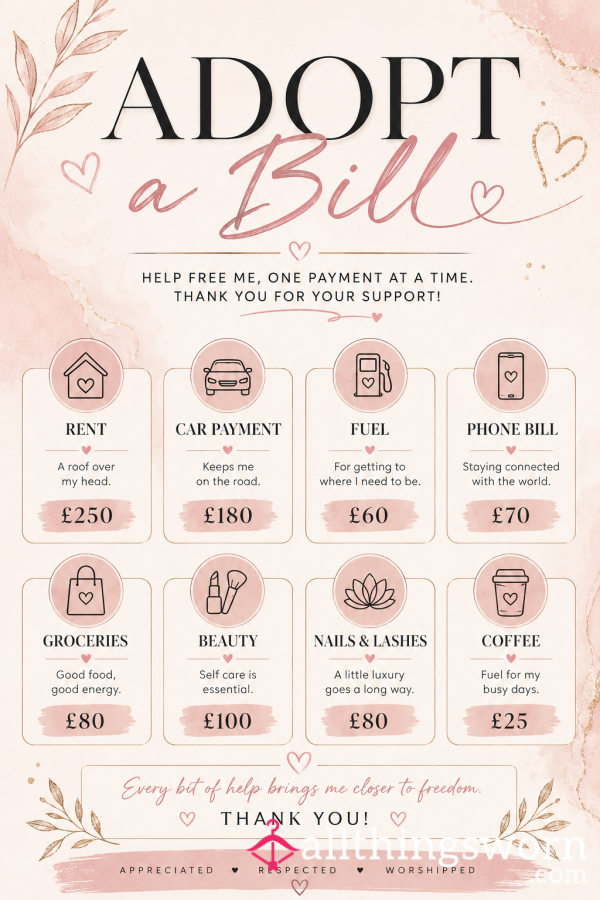 Adopt A Bill ❤️