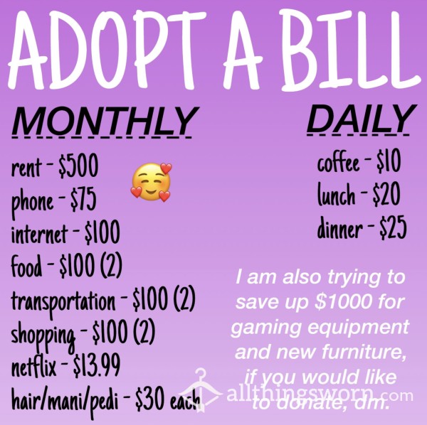 Adopt A Bill