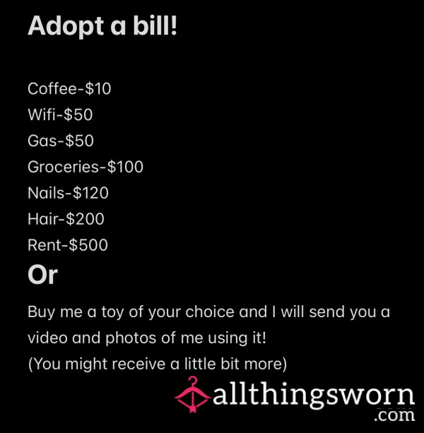 Adopt A Bill