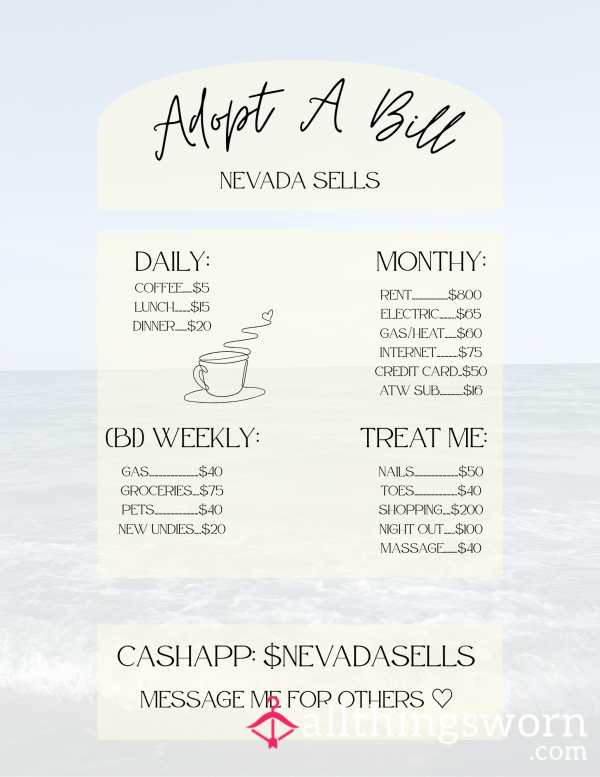 Adopt A Bill 💌