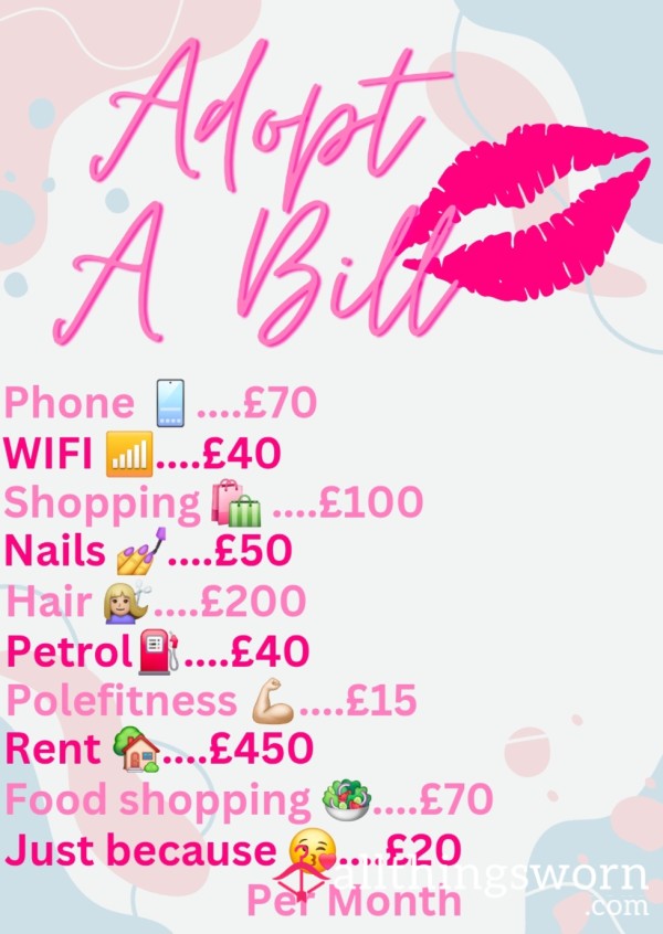 Adopt A Bill 💋