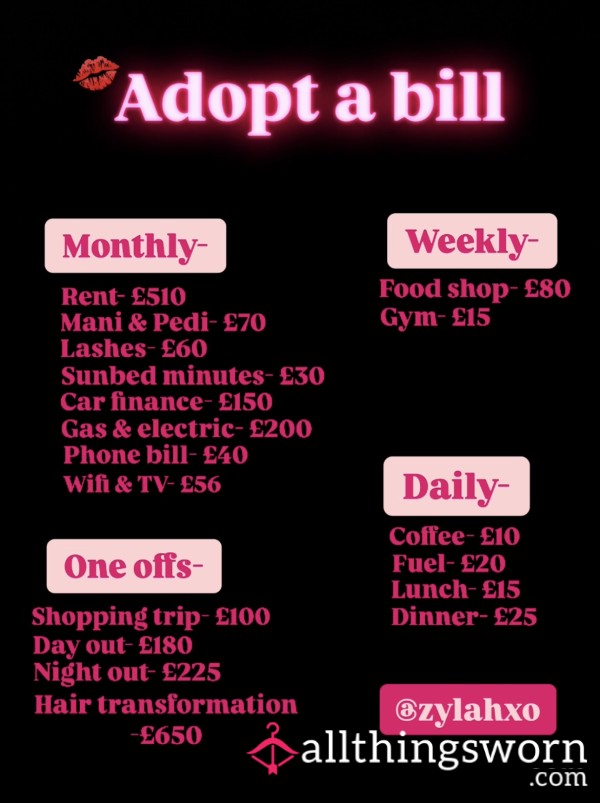 Adopt A Bill