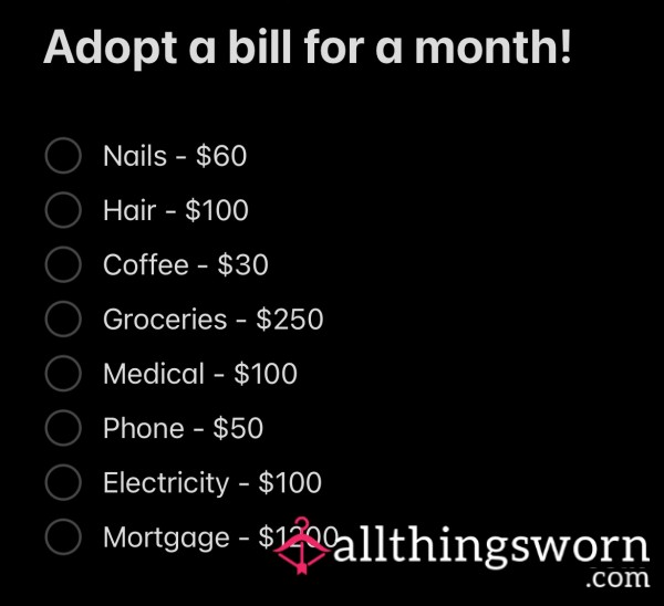 Adopt A Bill 💵