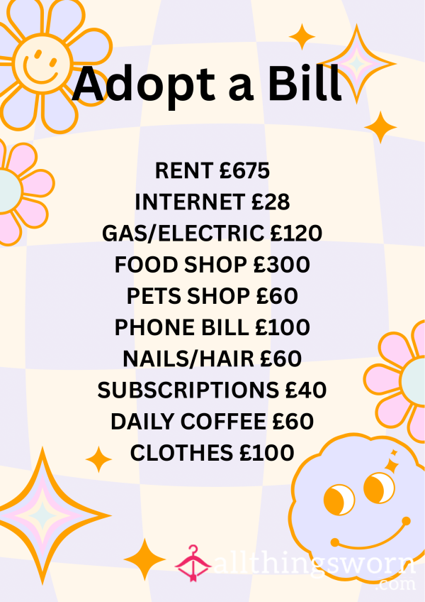Adopt A Bill ✨