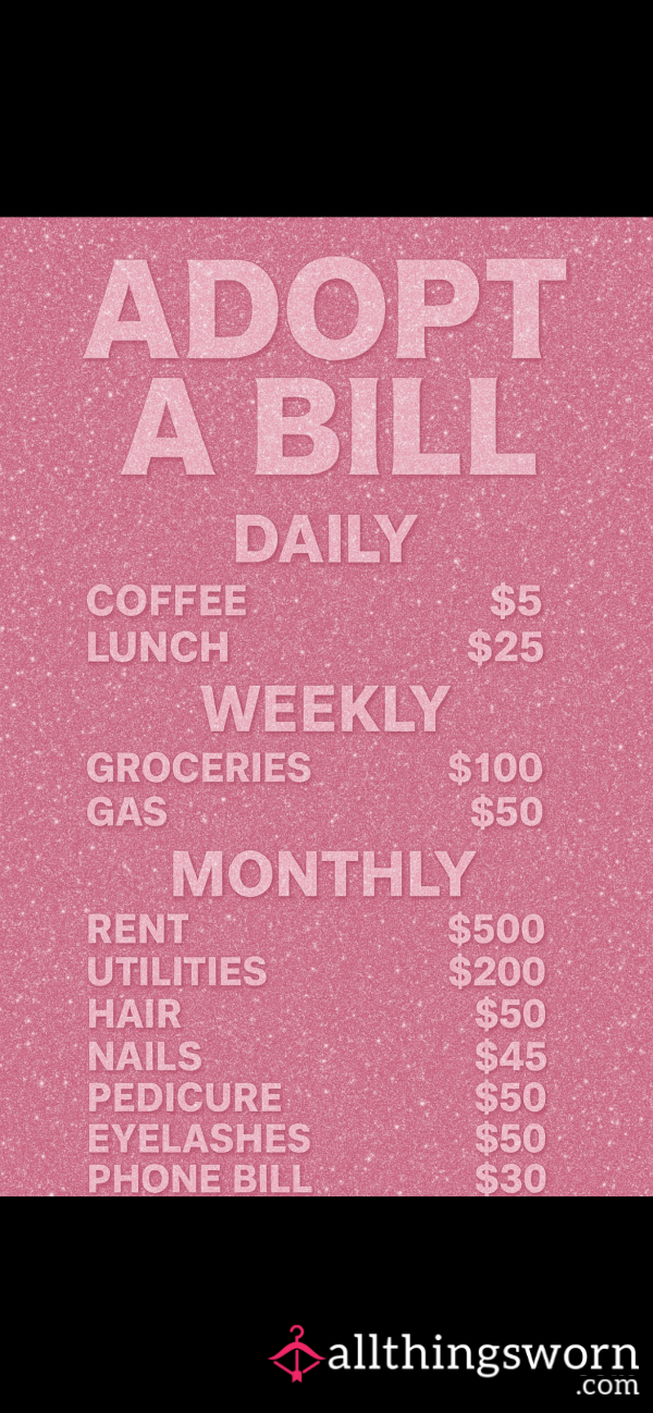 Adopt A Bill💸