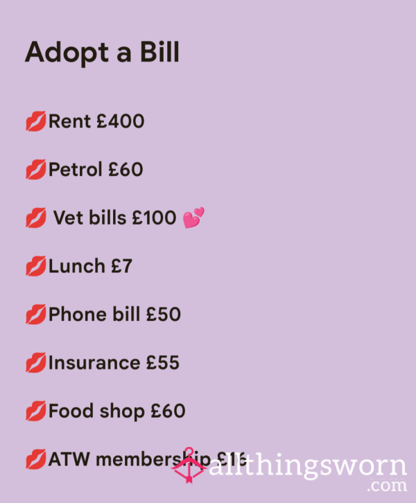 Adopt A Bill