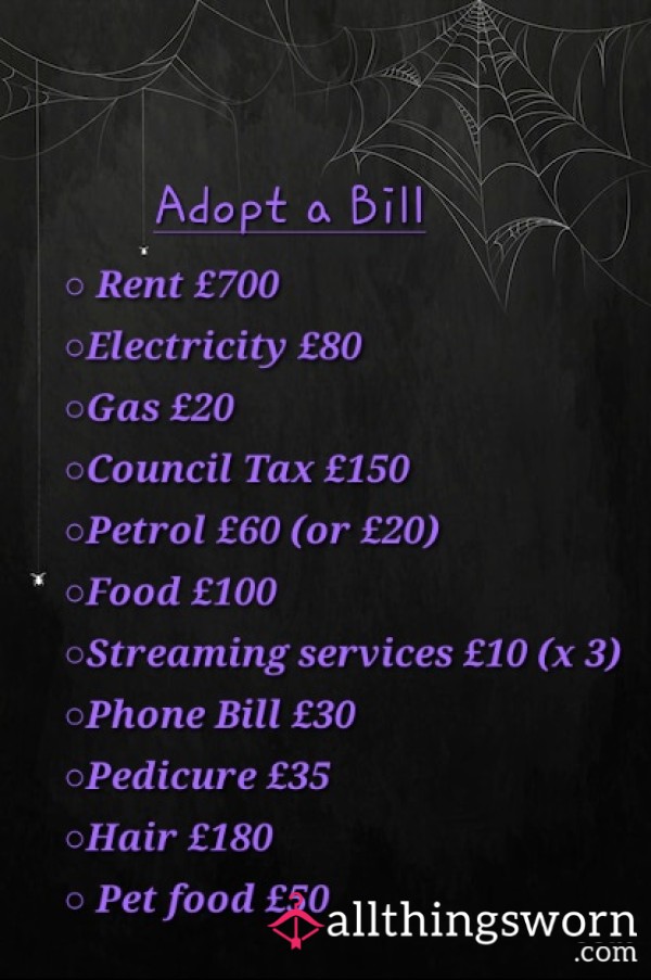 ADOPT A BILL💸