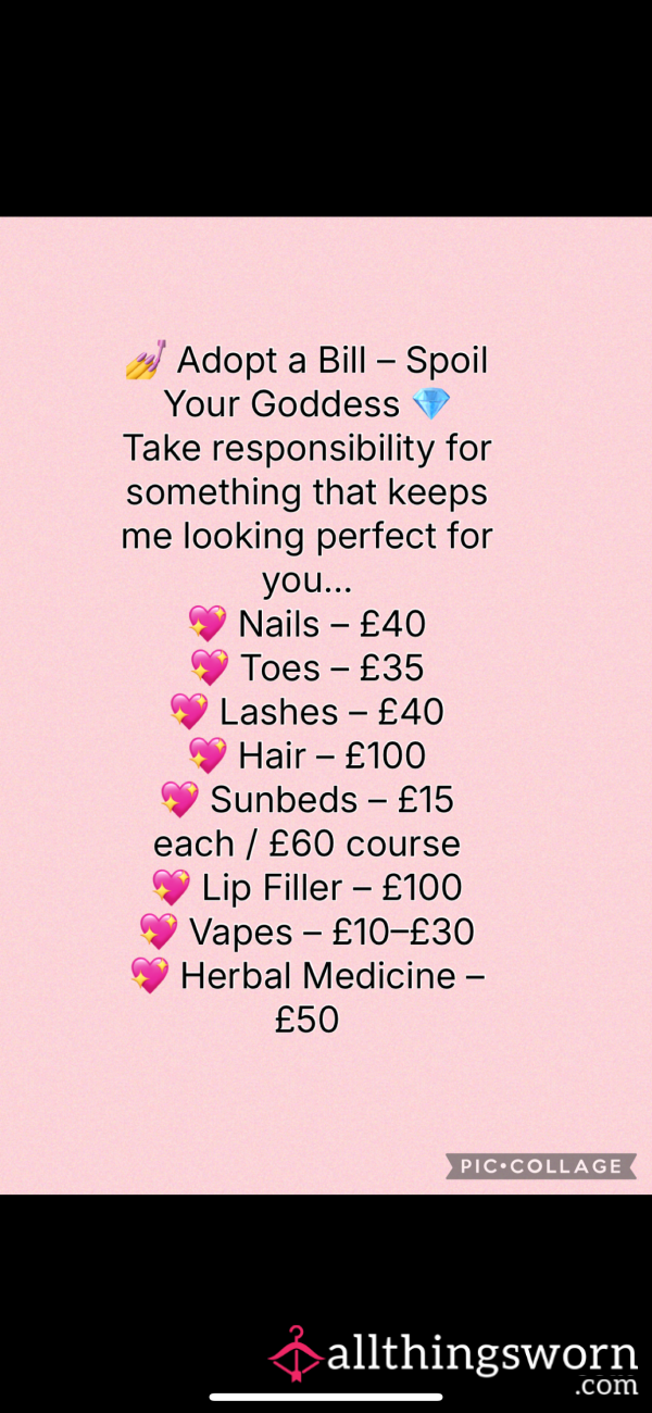 Adopt A Bill And Spoil Your Girl 🥹🩷