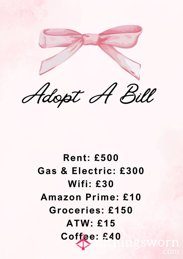 Adopt A Bill For Miss 💸