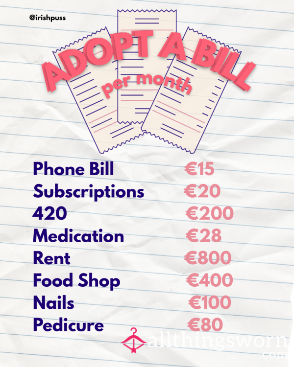 Adopt A Bill 💅 Help Me Live Like The Goddess I Am
