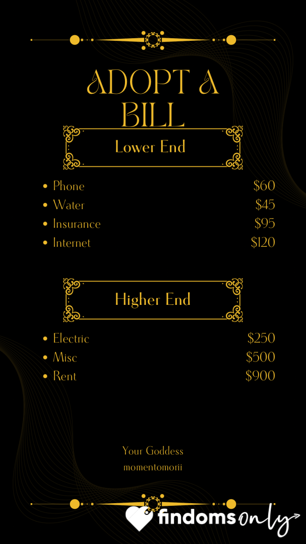 Adopt A Bill (Higher End)