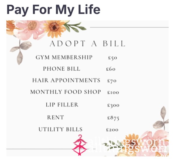 Adopt A Bill Show Me How Worthy You Are