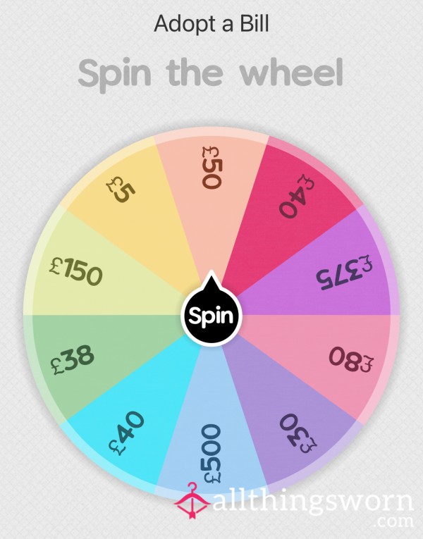 ⚡️ ADOPT A BILL - SPIN THE WHEEL ⚡️