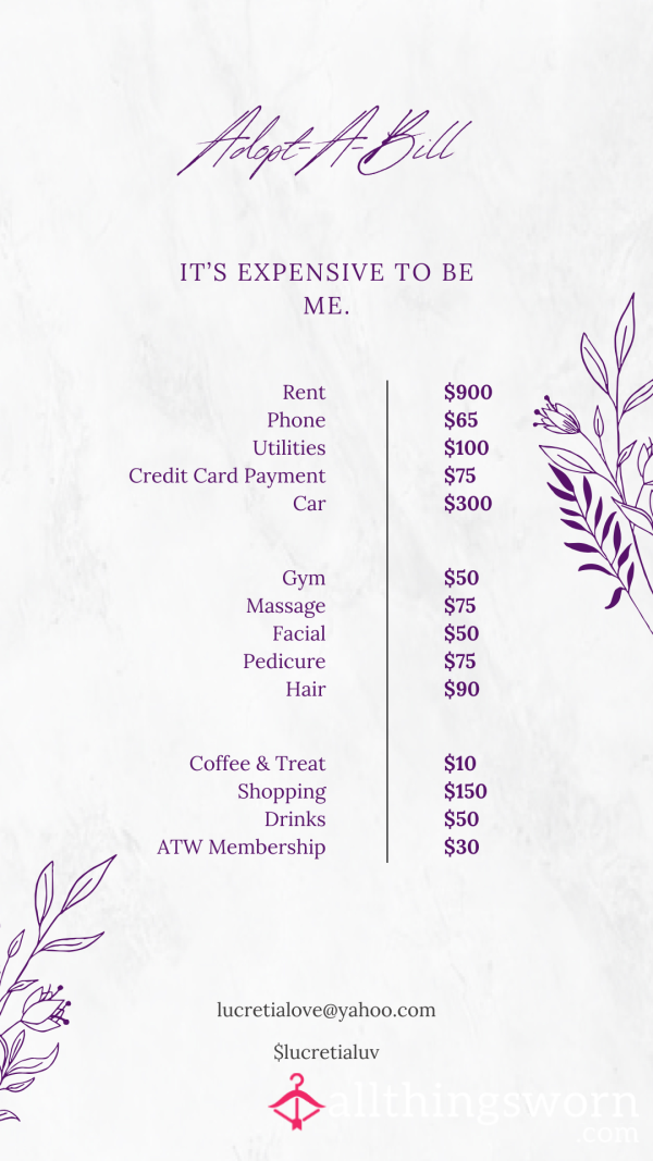 Adopt-A-Bill The Truest GFE