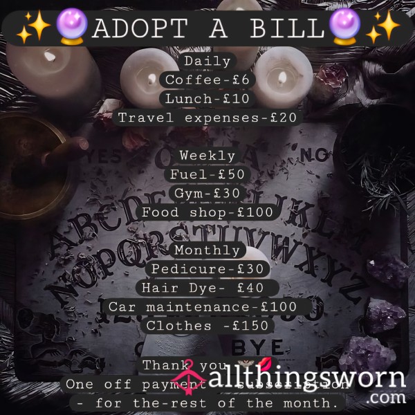 Adopt A Goth Bill 😈🔮✨️