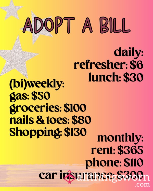 Adopt A Pretty Girl’s Bill🫦