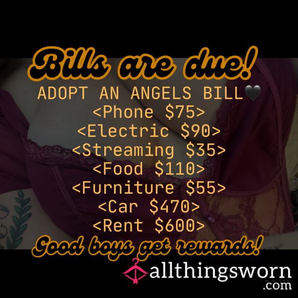 Adopt An Angels Bill |Pay A Bill|Get Rewards|