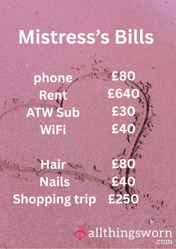 Adopt One Of Mistress’s Bills