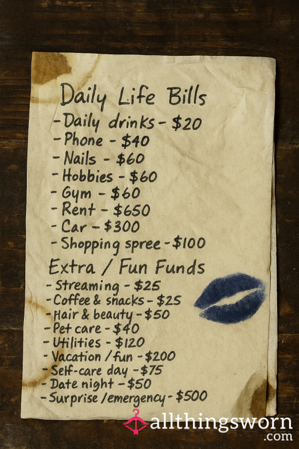 Adopt The Wenches Bills