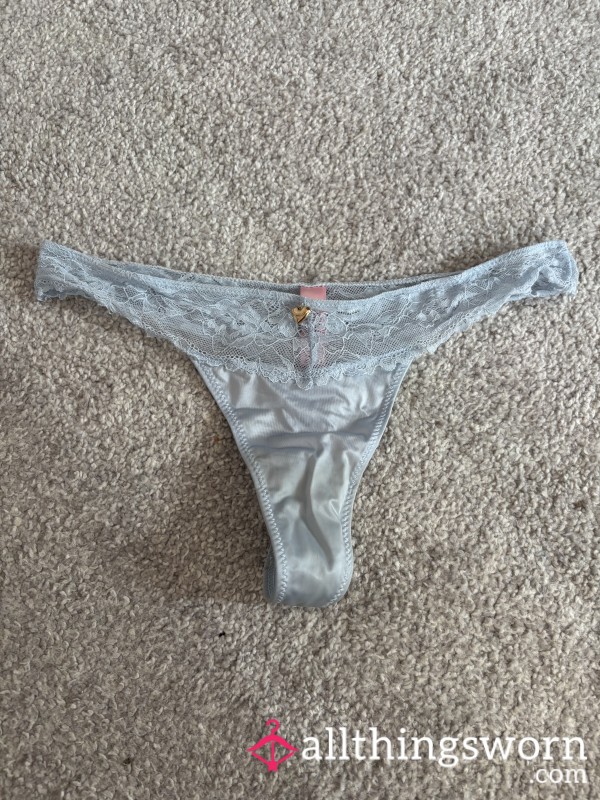 Adorable Baby Blue JC Well Worn Thong