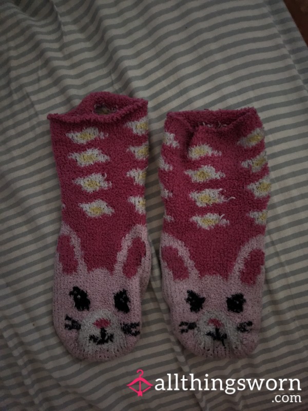 Adorable Bunny Fuzzy Socks