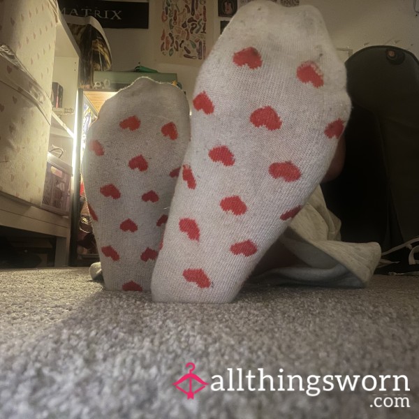 Adorable Heart Ankle Socks