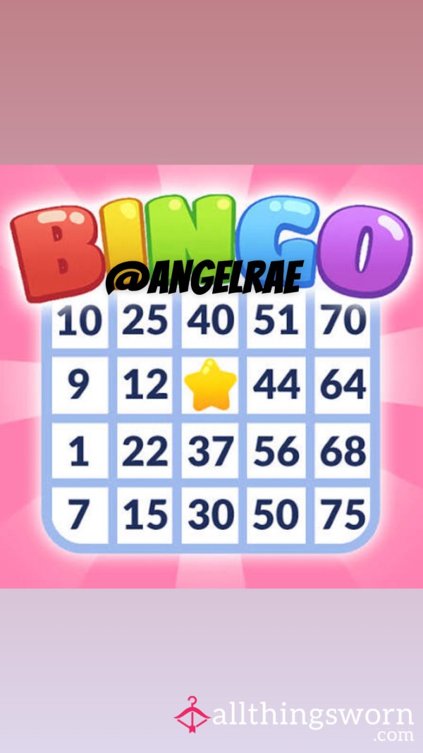 Adult Content Bingo😈