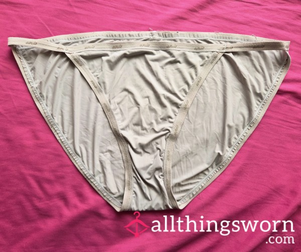 Aerie White Microfiber Panties