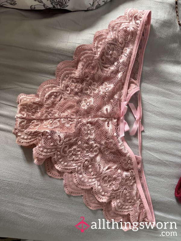 Worn Lace Underwear