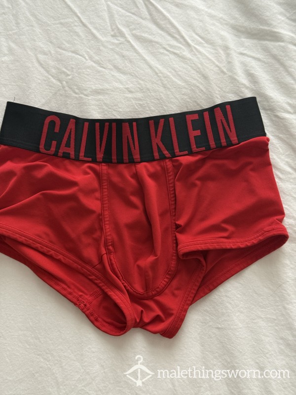 After Gym Musk In These CK Boxer Briefs