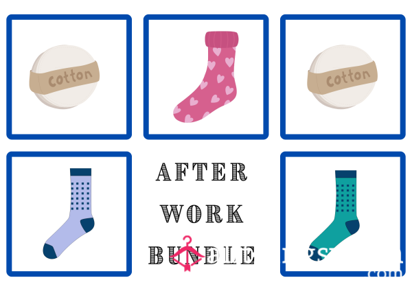 After-work Bundle - Socks And Cotton Pad Used To Wipe Face After Work