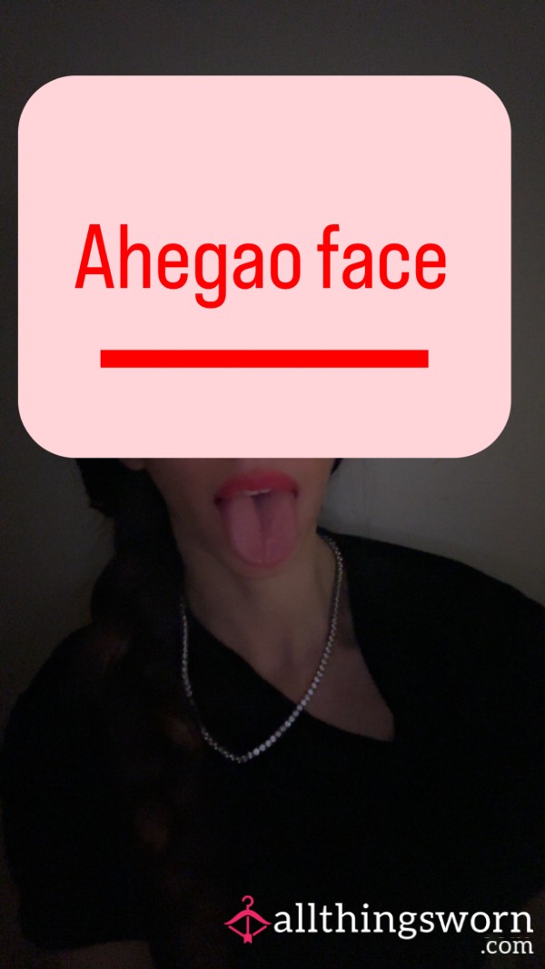 Ahegao Face With Sp*t Dropping On Tits😛💦