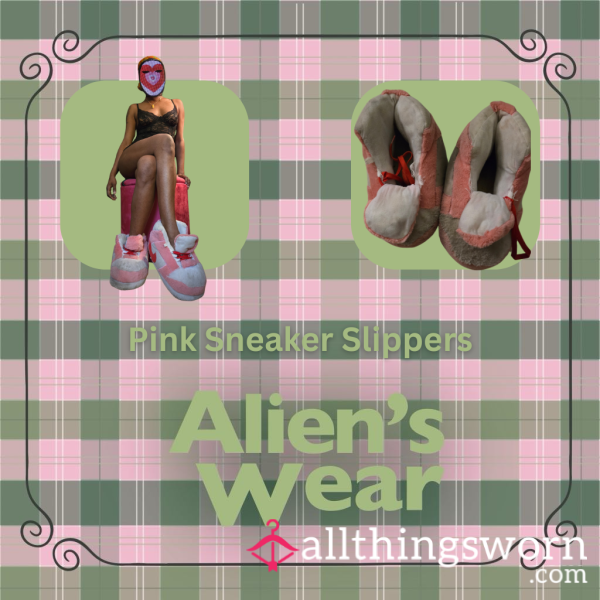 👽Alien's Wear: Pink Sneaker Slippers👽