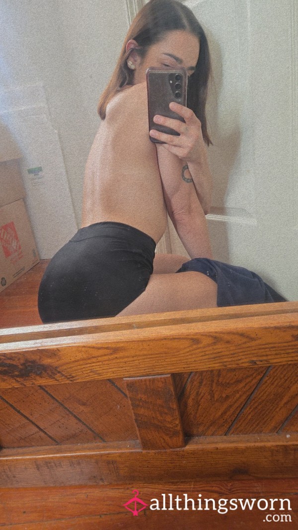 All Black, High-Wasted Panties.