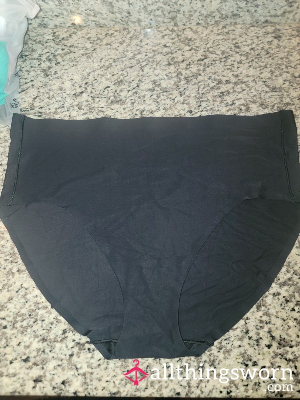 All Black No Show Panties